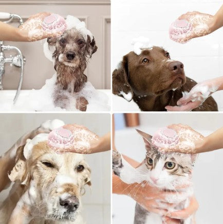 Teste Escova de Banho Massageadora para Pets Essencial - ÚLTIMAS UNIDADES 🔥